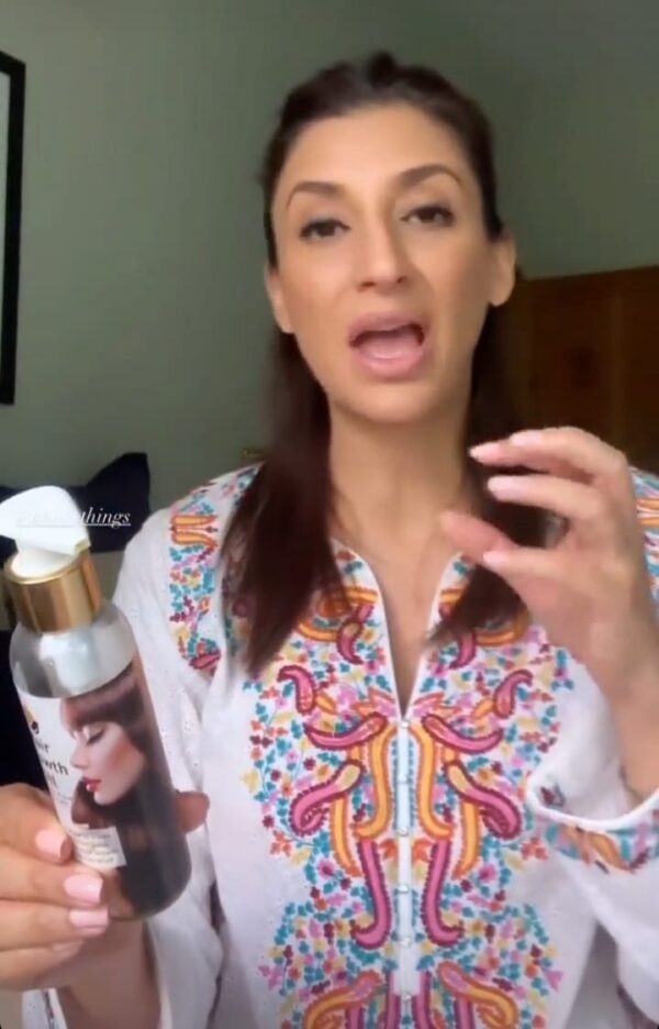 hair oil review from Body Shop Creative Director JUJU Haider
