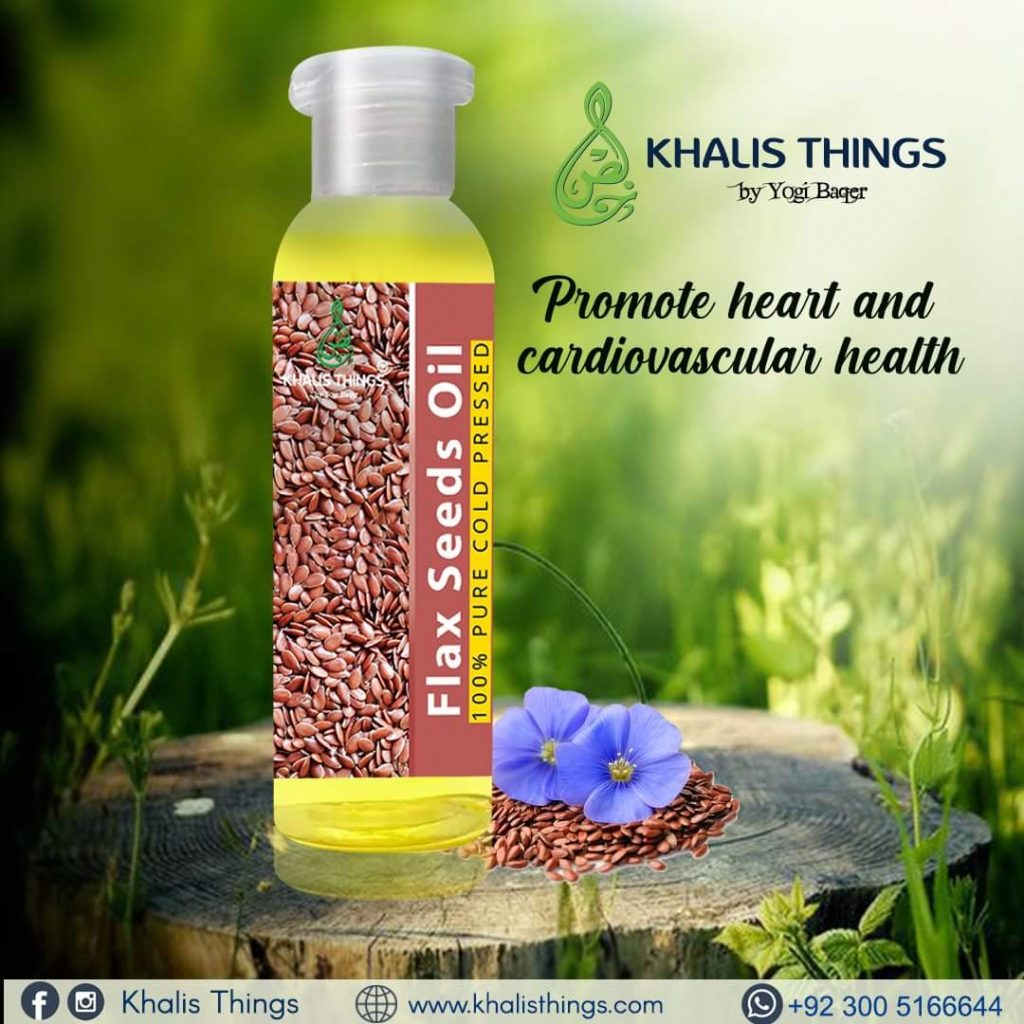 Flaxseed Oil Pure Khalis Things