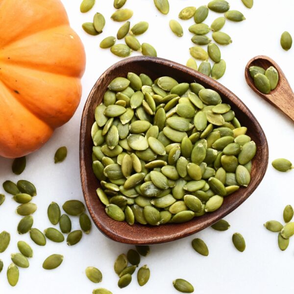 green pumpkin seeds
